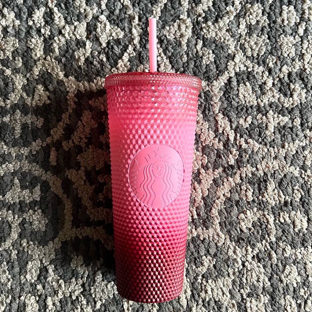 Starbucks Pink Textured Tumbler